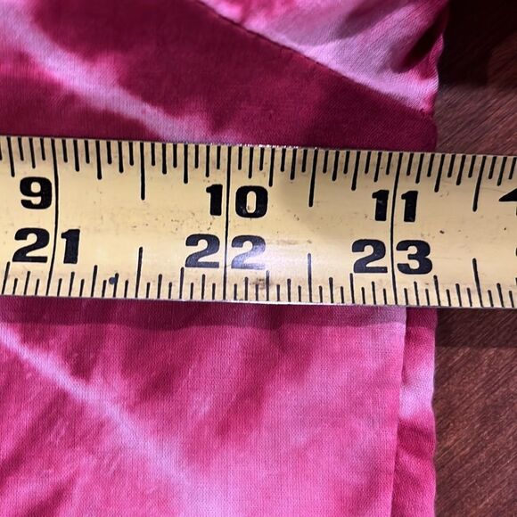 Chicos Tie-Dye Pintick Peasant Blouse size 16-18. - Picture 7 of 9